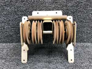 14981-001 / MS20220-2 Cirrus SR22 Flight Control Pulley Set W/ Brackets