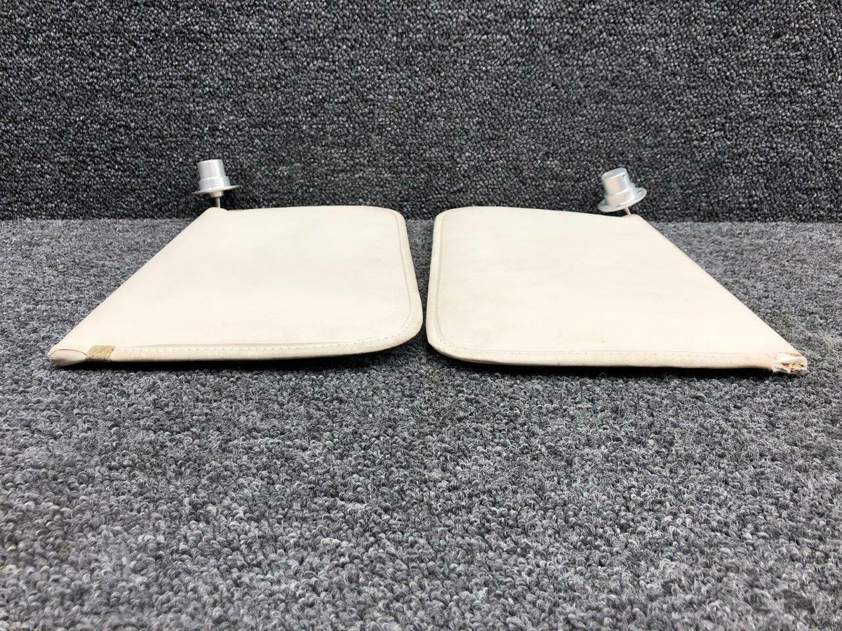 58-530128-1 Beechcraft A36 Forward Cabin Sun Visor Set BAS Part Sales | Airplane Parts