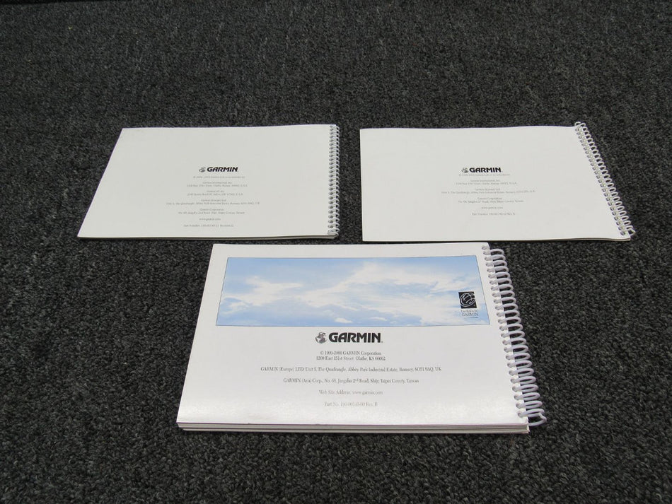 190-00140-10 / 190-00140-13 / 190-00140-60 Garmin 400 / 500 Series Manual Set