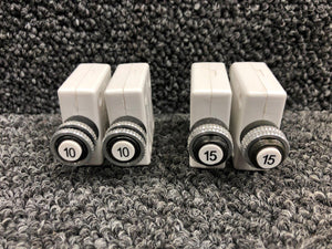 S-1360 Mechanical Products Push Breaker Set (Amps: 10 and 15)