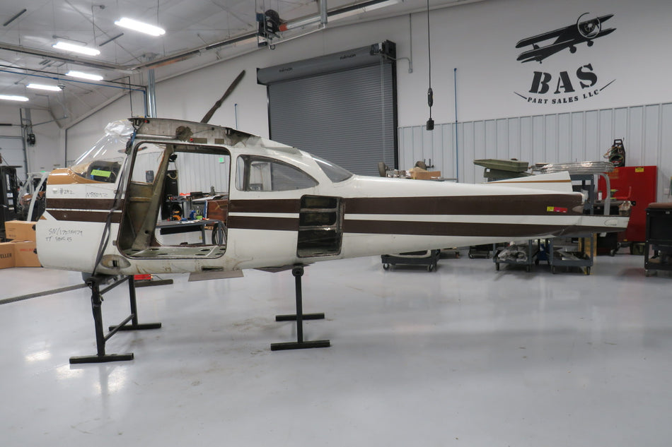 Cessna 172H Fuselage w Airworthiness, Bill of Sale, Data Tag, and Logs