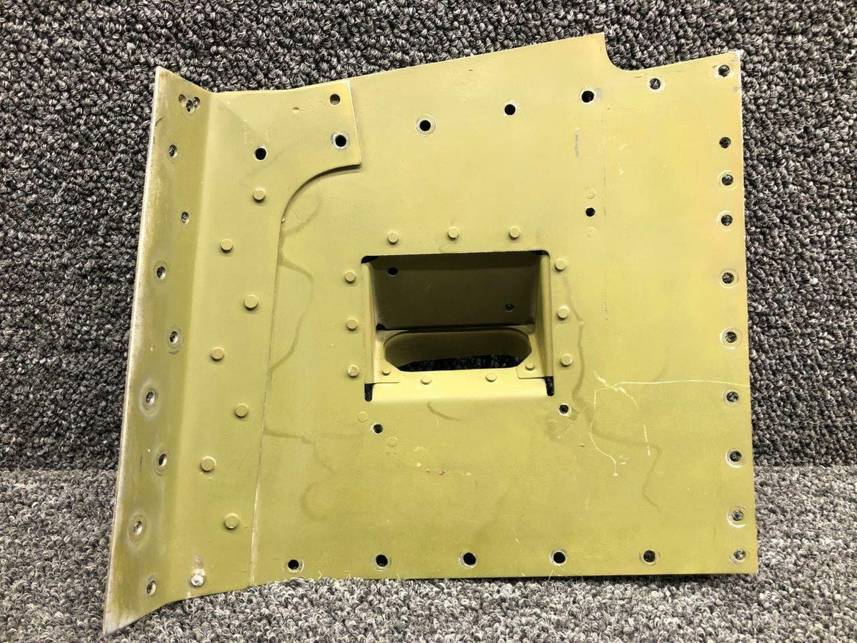 Cessna Aircraft Parts 1213905-1 / 1253031-3 Cessna 207 Fuselage Skin W/ Air Adapter LH Zinc