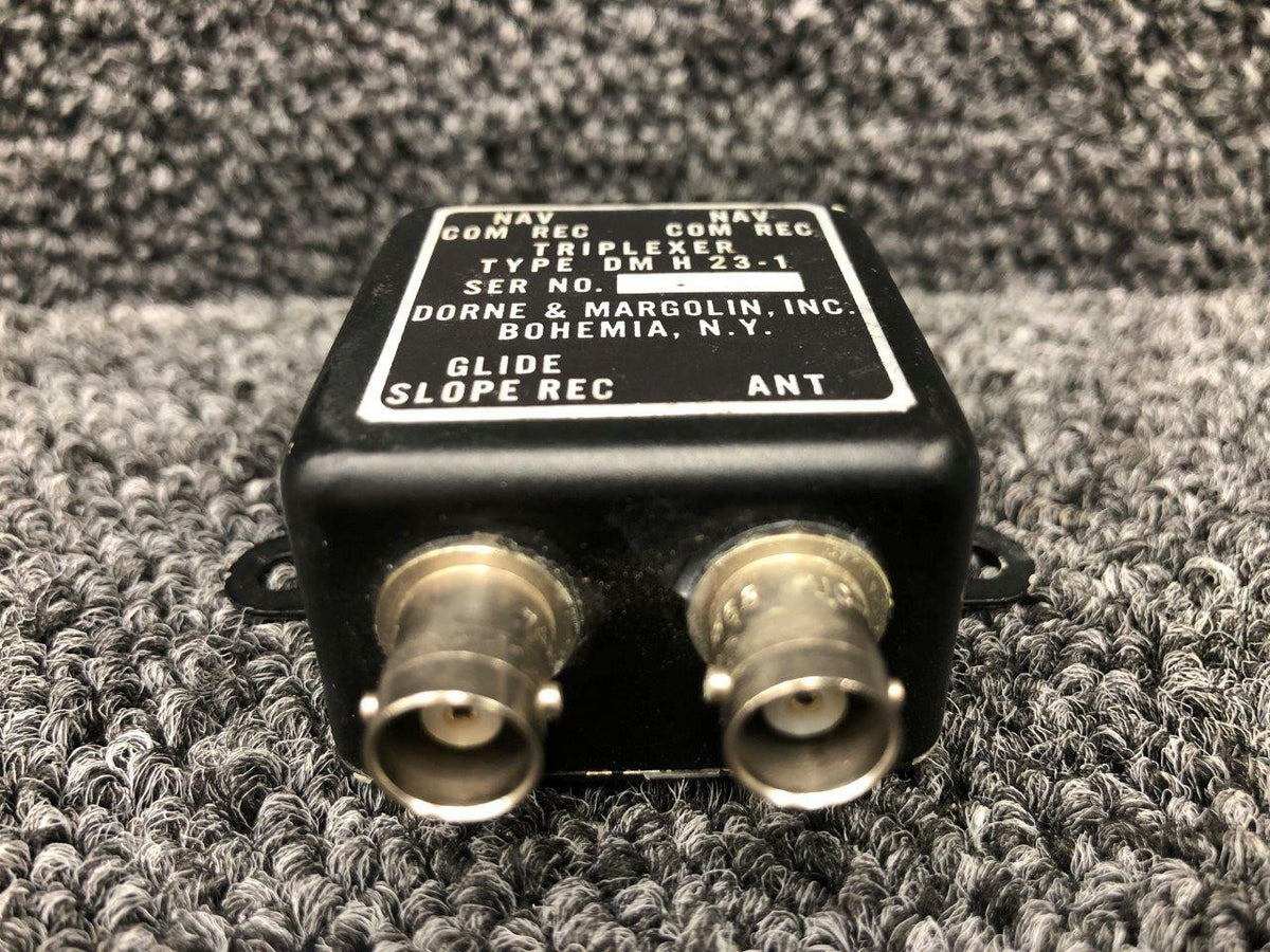 DM H23-1 Piper PA28-181 Dorne & Margolin Antenna Triplexer BAS Part Sales | Airplane Parts