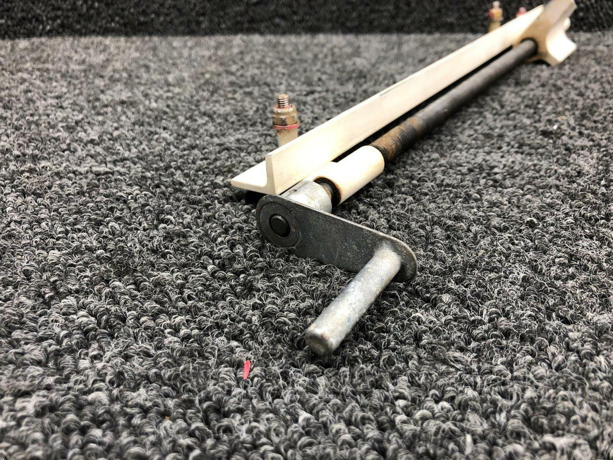 Cessna Aircraft Parts 1660121-1 / 1660116-1 Cessna A188B Hopper Control Support W/ Micrometer