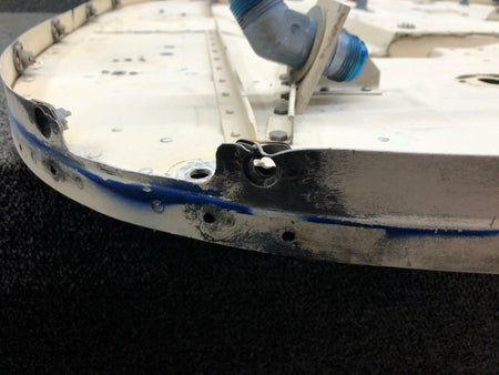 Cessna Aircraft Parts 1653011-5 Cessna A188B Firewall Assembly W/ Stiffeners, Strips, and Pans