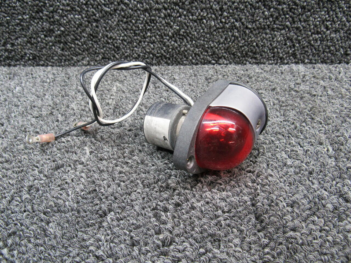 W1250-PR Mooney M20K Whelen Navigation Light Assembly W/ Retainer & Lens (14V) BAS Part Sales | Airplane Parts