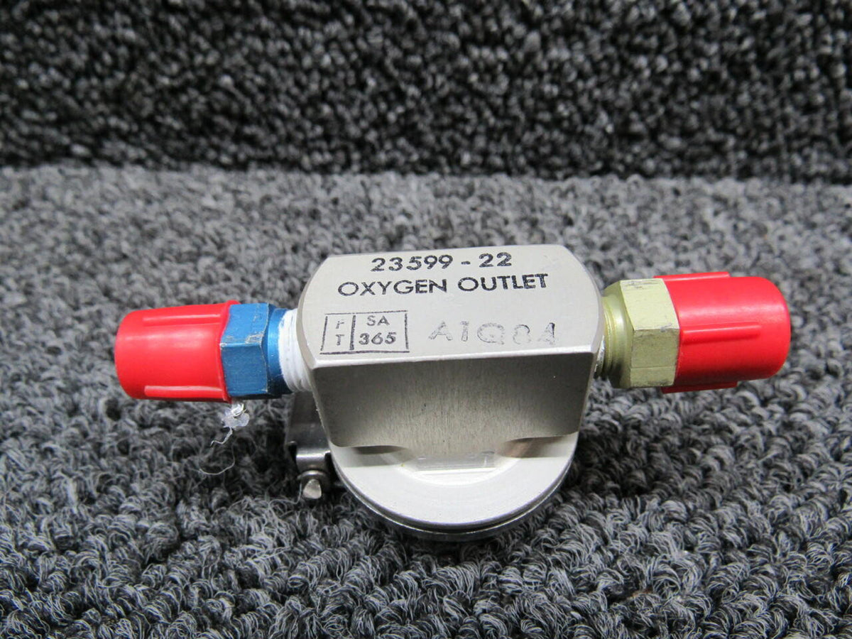 scott 23599-22 Mooney M20K Scott Oxygen Outlet Assembly