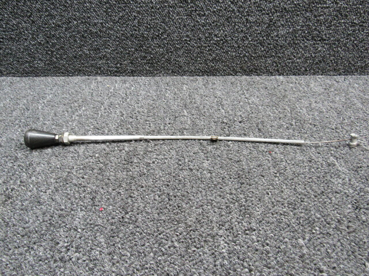 Mooney 640257-021 Mooney M20K Cabin Air Distribution Control Cable Length 14-1/4