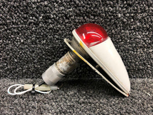 W-1285PR, W1284R Whelen Navigation Light Red with Lens and Shield (Volts: 14)