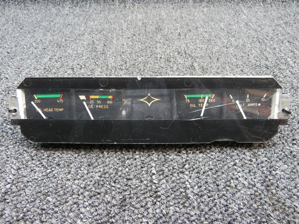 Piper Aircraft Parts 95241-026 Piper PA32RT-300T Instrument Cluster Assembly W/ Probes 12V