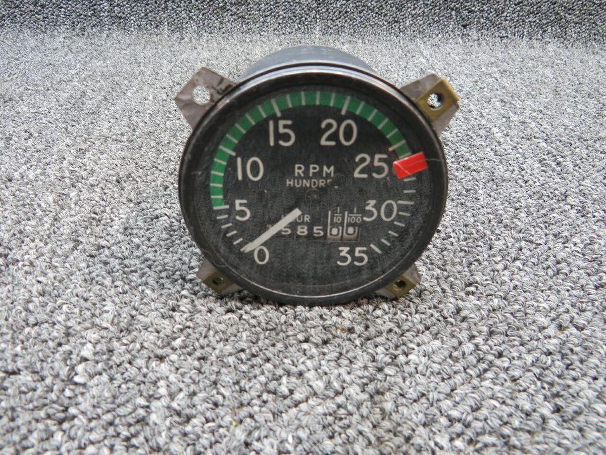 Rockwell 855004-503 Rockwell 112A RPM Tachometer Indicator Hours 1585