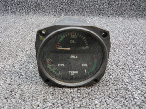CM2920L1 (USE: CM2920-1) Aircraft Inst. Tri-Engine Gauge Indicator (CORE)