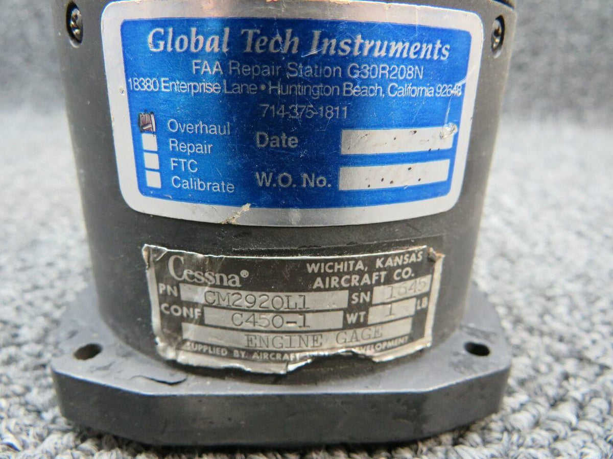 Aircraft Instruments CM2920L1 USE CM2920-1 Aircraft Inst Tri-Engine Gauge Indicator CORE