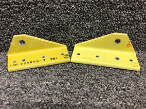 169-820036-5 / 169-820036-15 Beechcraft C24R Nose Gear Actuator Bracket Set