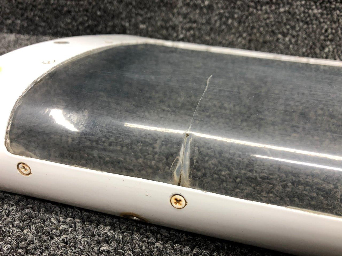 169-110000-247 Beechcraft C24R Landing Light Window LH / RH BAS Part Sales | Airplane Parts