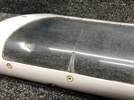 169-110000-247 Beechcraft C24R Landing Light Window LH / RH BAS Part Sales | Airplane Parts