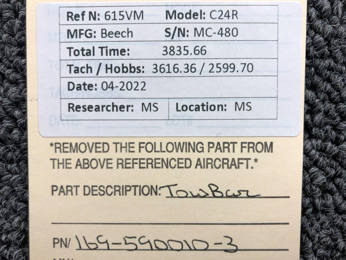 169-590010-3 Beechcraft C24R Towbar Assembly BAS Part Sales | Airplane Parts