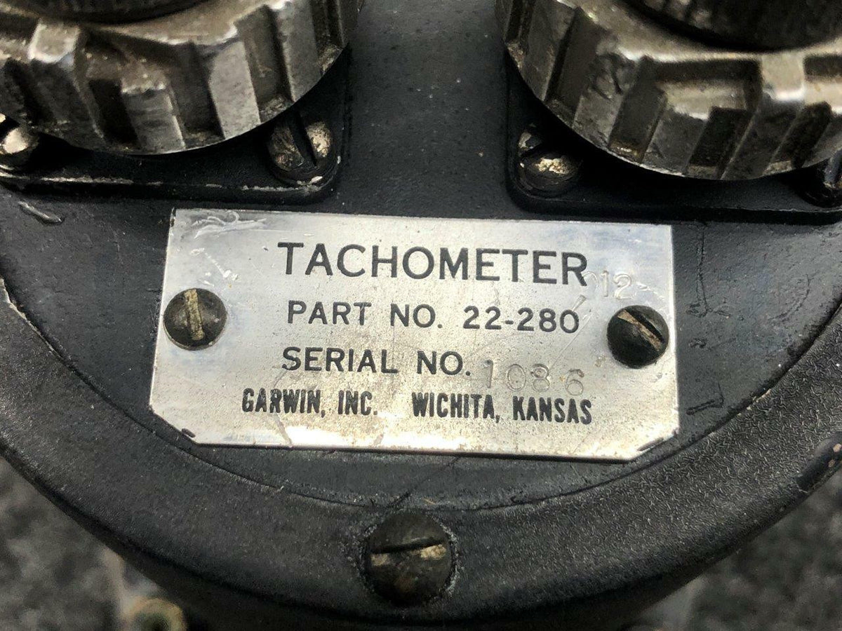 GARWIN 22-280 Garwin Dual Tachometer Indicator