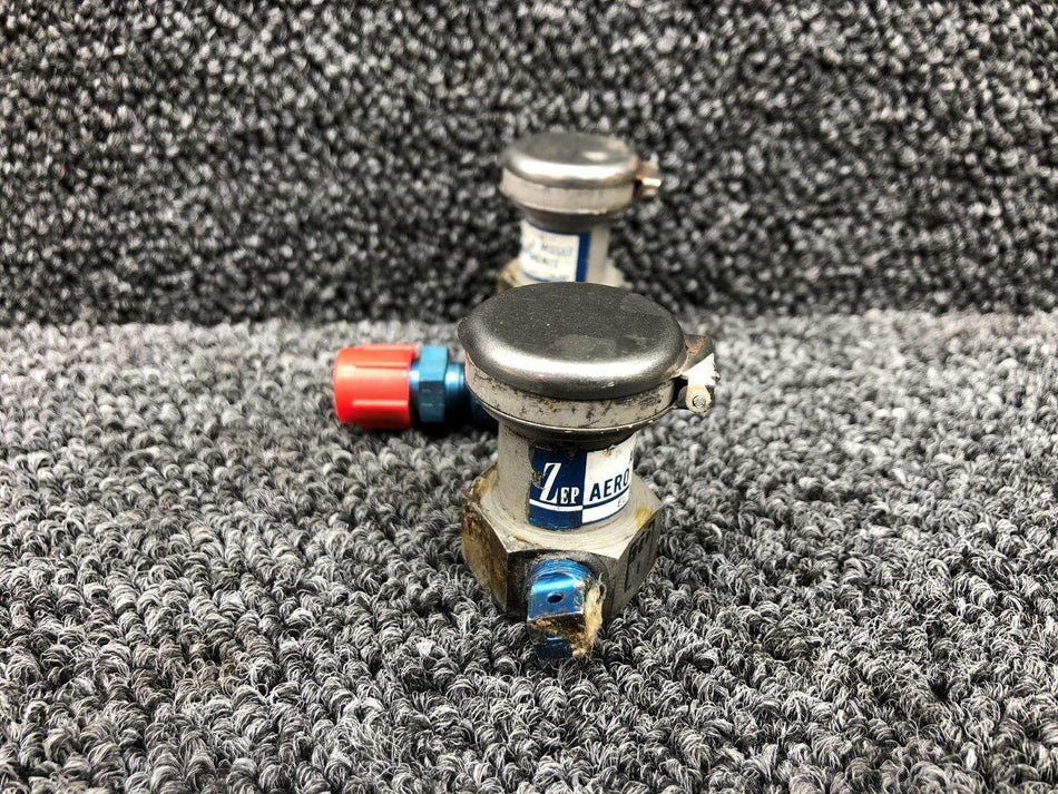 Z651 (USE: 18300008) Cessna 320A Zep Aero Oxygen Outlet Set of 2 W/ Lids BAS Part Sales | Airplane Parts