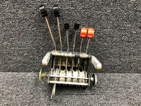 0861201-4 Cessna 320A Engine Quadrant Control Assembly W/ Levers & Knobs BAS Part Sales | Airplane Parts