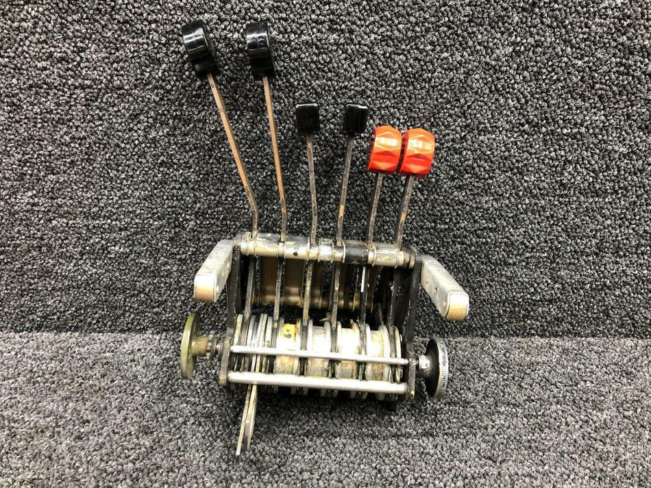 0861201-4 Cessna 320A Engine Quadrant Control Assembly W/ Levers & Knobs BAS Part Sales | Airplane Parts