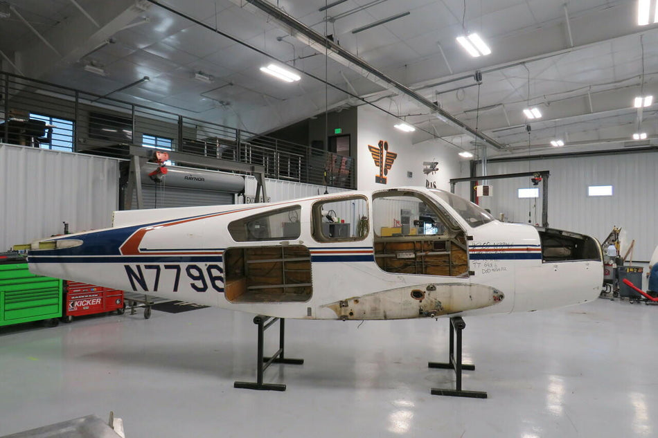 Beech 95-B55 Fuselage Assy W/ Airworthiness, Bill of Sale, Data Tag and Log Books