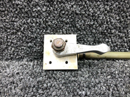 Cessna Aircraft Parts 0812000-13 / 0812000-30 Cessna 320A Fuel Selector Control Rod W/ Handle, Support
