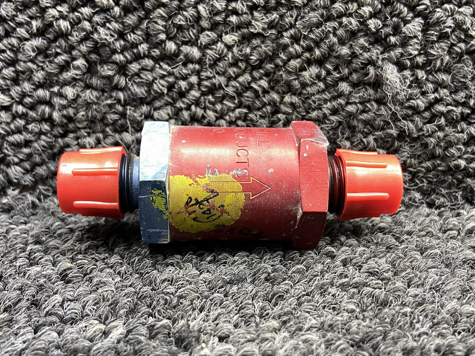 340200 (Use: S2358-1) Commercial Aircraft Products Fuel Check Valve
