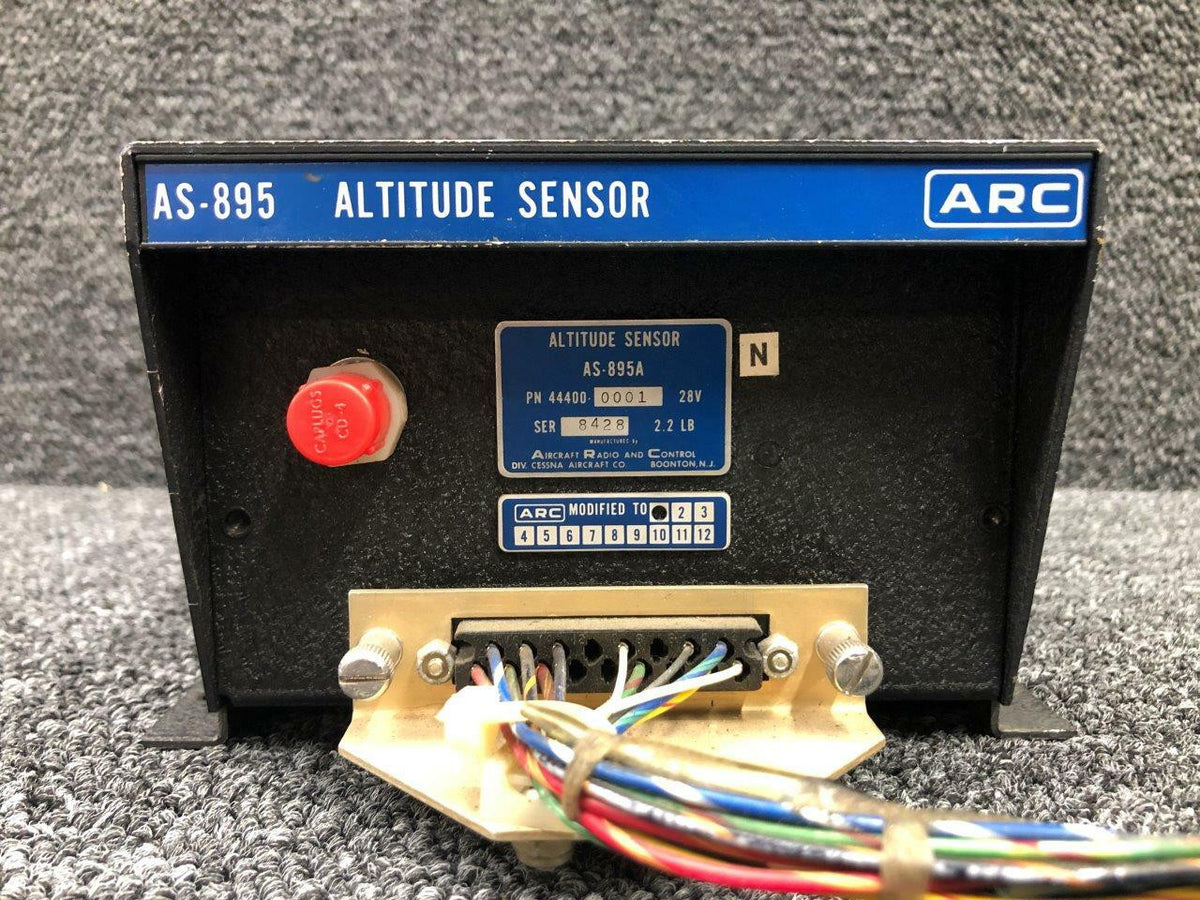 Aircraft Radio and Control 44400-0001 Aircraft Radio and Control AS-895A Altitude Sensor Volts 28