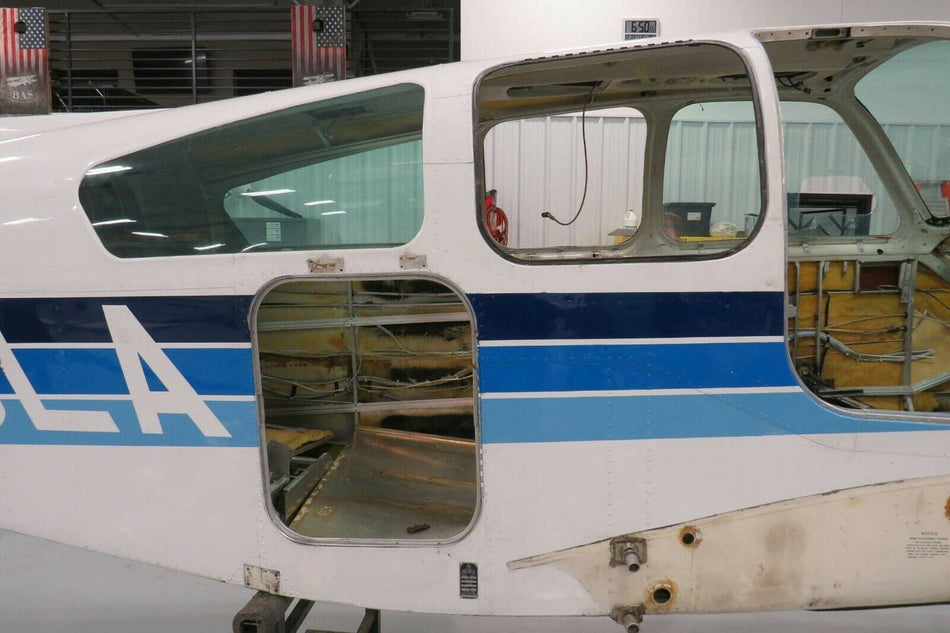 Beech 95-B55 Fuselage w Airworthiness, Bill of Sale, Data Tag & Log Books