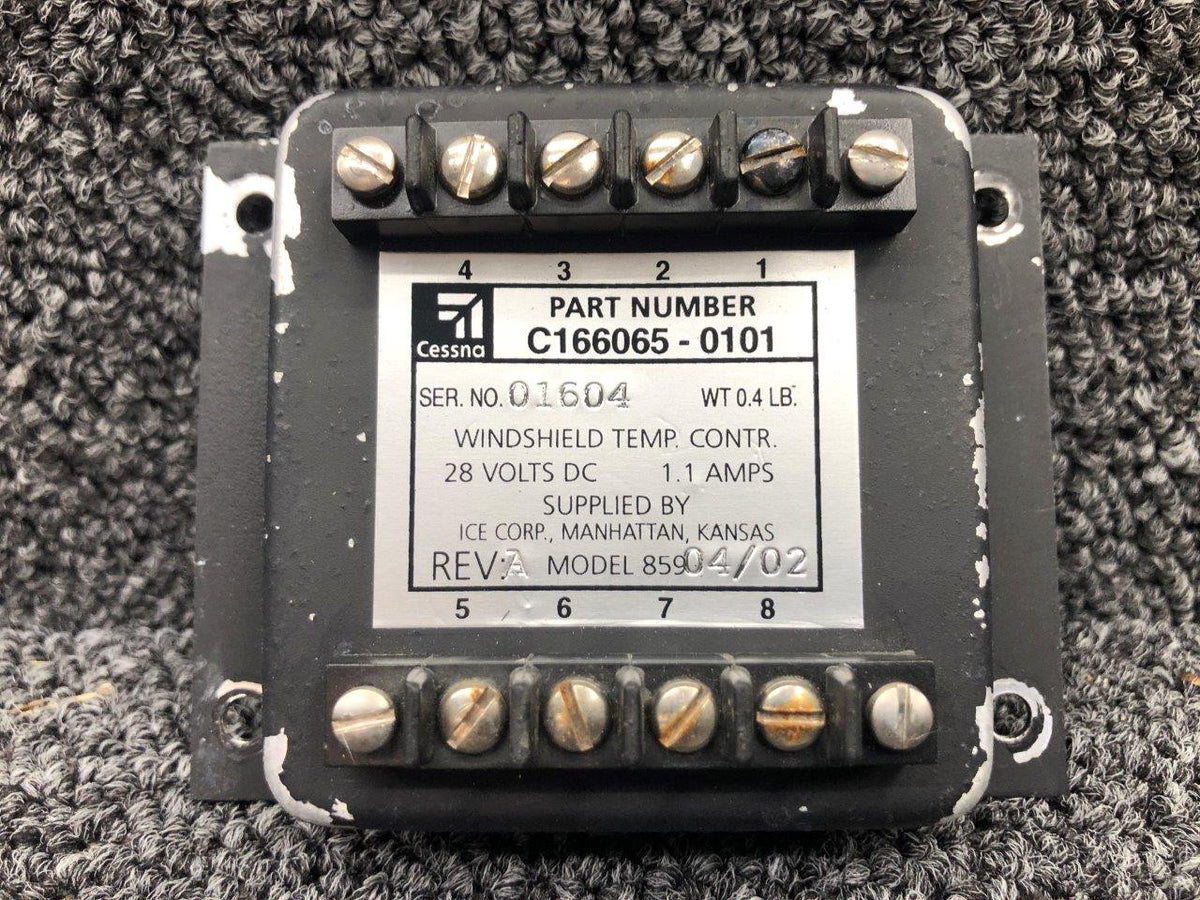 C166065-0101 Ice Corp 859 Windshield Temperature Controller (Volts: 28) BAS Part Sales | Airplane Parts