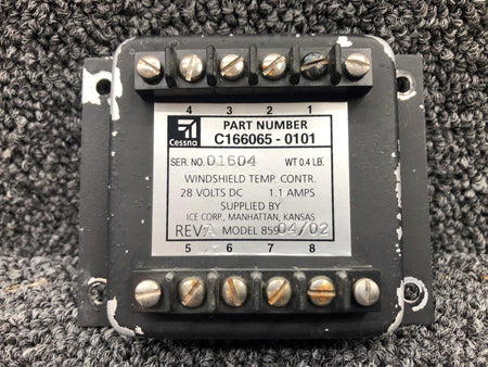 C166065-0101 Ice Corp 859 Windshield Temperature Controller (Volts: 28) BAS Part Sales | Airplane Parts