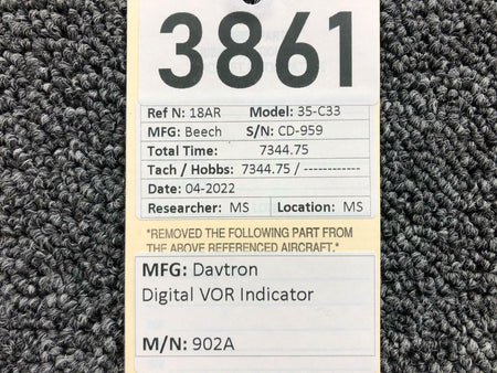 Davtron 902A Davtron Digital VOR Indicator