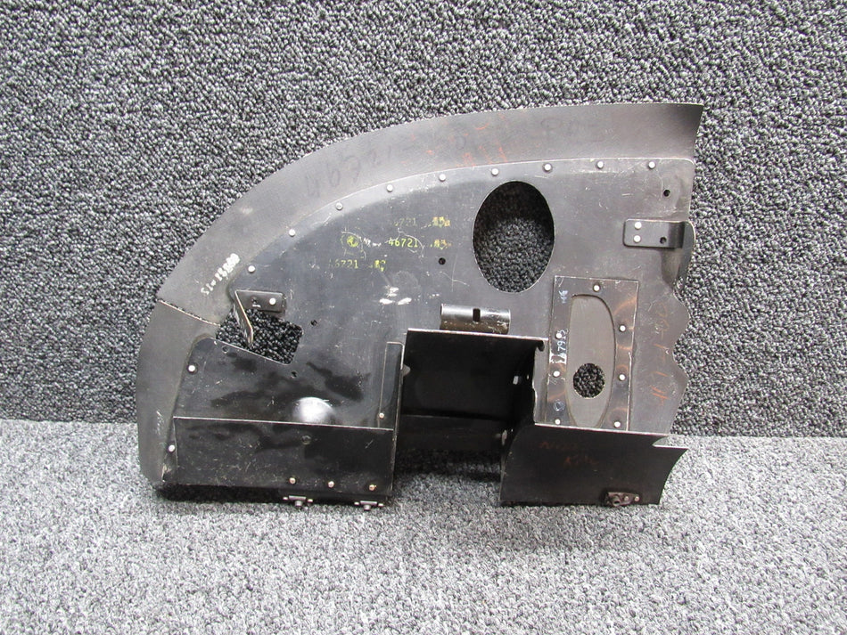 46721-000 Piper PA31 Engine Baffle Forward RH (NEW OLD STOCK) (SA)
