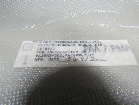 GF78913 Piper PA28RT Globe Fairing Forward Dorsal (NEW OLD STOCK) (SA) BAS Part Sales | Airplane Parts