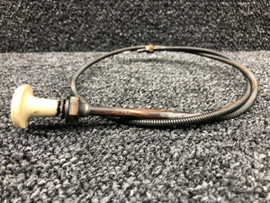 S1239-58 (USE: S1239-19) Cessna T337G Fuel Strainer Control Cable (Length: 33")