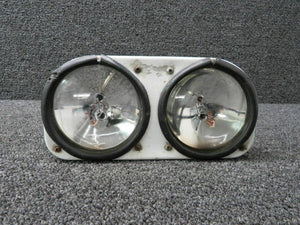 43048-000, 472-769 Piper Dual Landing Light Bracket Assembly with Lights (28V)