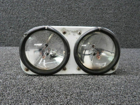 43048-000 / 472-769 Piper Dual Landing Light Bracket Assy W/ Lights (Volts: 28) BAS Part Sales | Airplane Parts