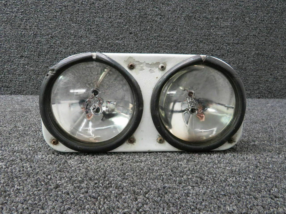43048-000 / 472-769 Piper Dual Landing Light Bracket Assy W/ Lights (Volts: 28) BAS Part Sales | Airplane Parts