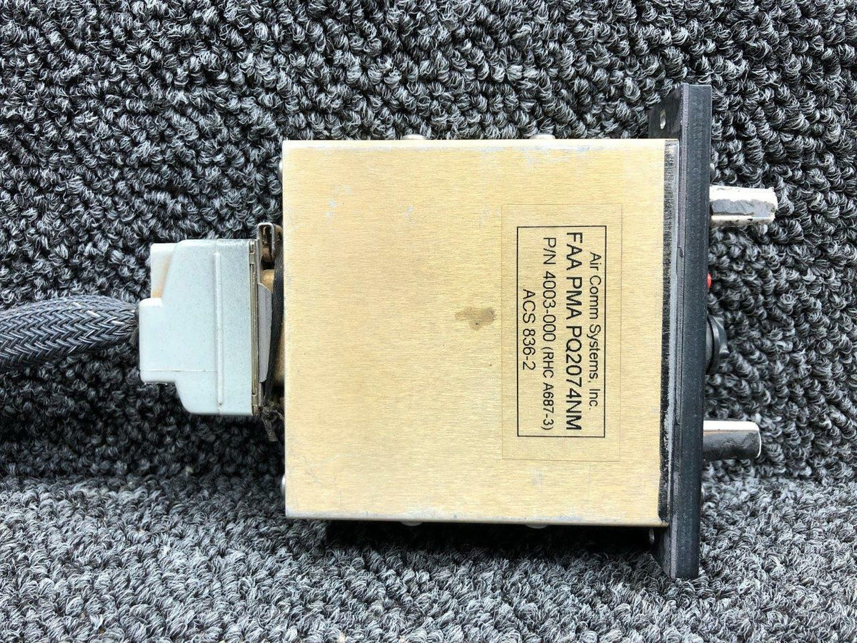 Air Comm Systems 4003-000 (Alt: A687-3) Air Comm Systems ACS836-2 PA Siren Control Unit (14V)