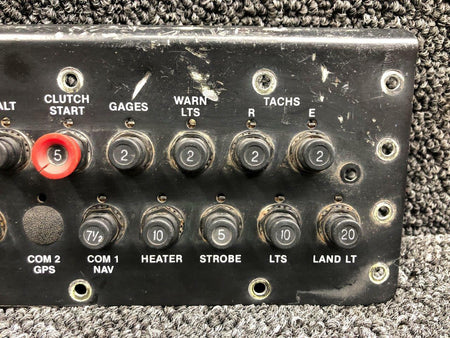 B490-2 Mechanical Products Push Button Circuit Breaker Panel Assembly