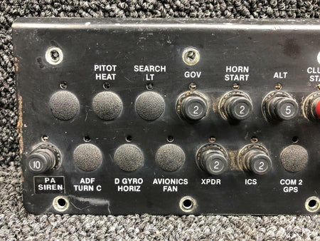 B490-2 Mechanical Products Push Button Circuit Breaker Panel Assembly
