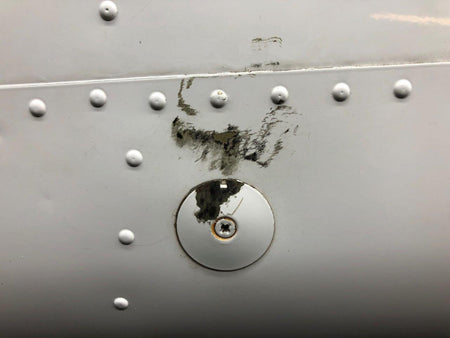 96-630000-606 Beechcraft 95-B55 Rudder Assembly (Minus Trim Tab) BAS Part Sales | Airplane Parts