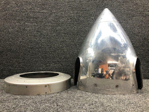 C1872-4 / D1976-8R Beechcraft 95-B55 Spinner Dome Assembly W/ Bulkhead