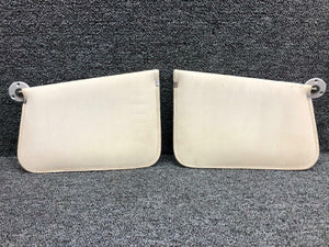 35-534079-604 Beechcraft 95-B55 Front Sun Visor Set LH and RH