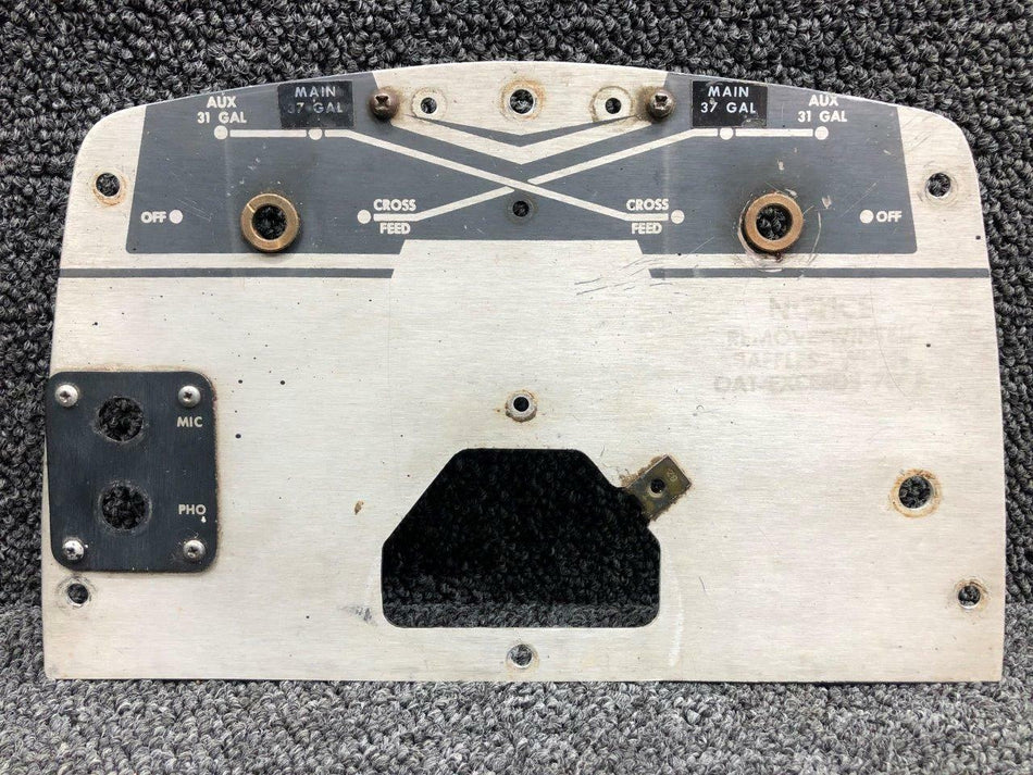 Beechcraft Parts 96-920011-1 Beechcraft 95-B55 Fuel Selector Panel Assembly