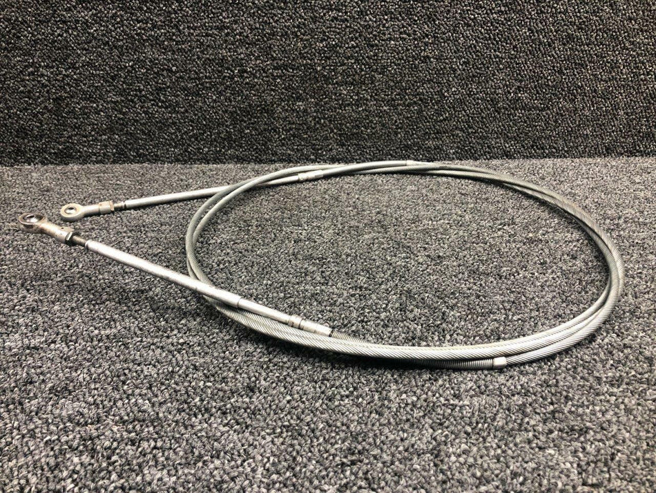Beechcraft Parts 50-389010-19 FSO 50-389010-15 Beech Mixture Control Cable LH L 128-1/4