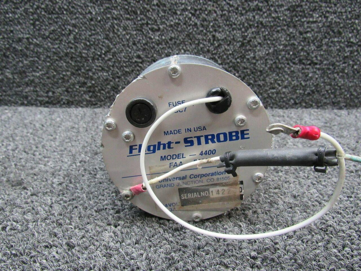 Universal Corp Flight-Strobe 4400 Rotating Beacon Volts 14, Amps 3 CORE