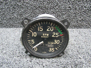 RT-11 Steward Warner Mechanical Recording Tachometer (Hours: 3719.62)
