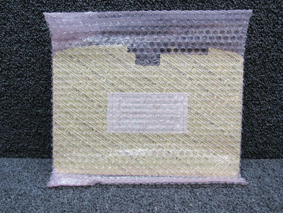 Rosen RCL600/601-200-3 Challenger 600 / 601 Rosen Sunvisor Lens NEW OLD STOCK M22